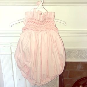 Size 3 Pink Smocked Romper
